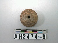 藏品(紅色刺點小陶紡輪)的圖片